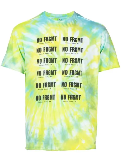 Stain Shade x Hiroshi Fujiwara tie-dye print T-shirt Green 084