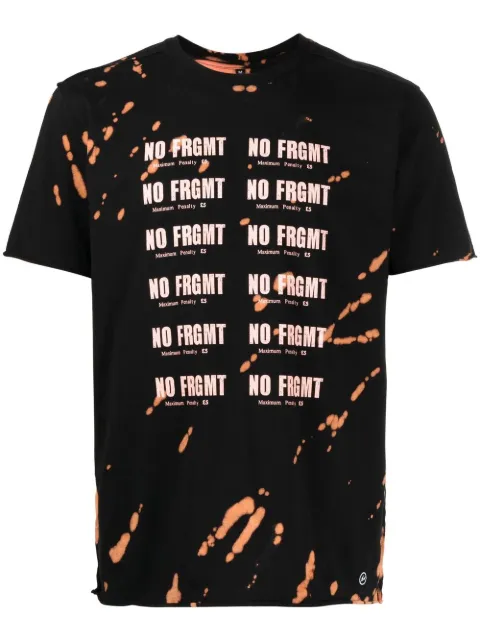 Stain Shade x Hiroshi Fujiwara bleached-effect T-shirt Black 085