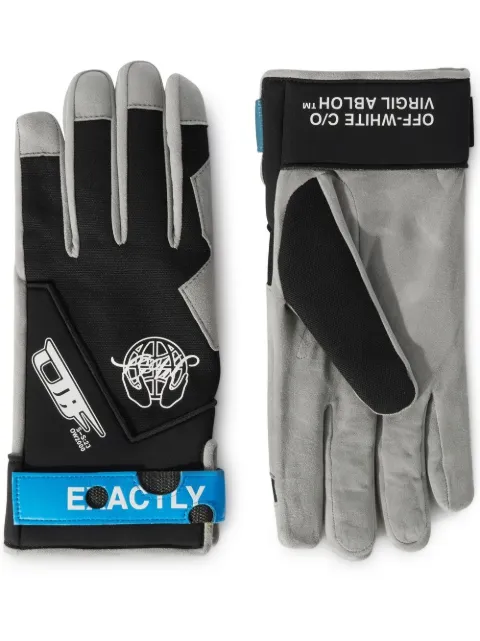 Off-White Exact Opp gloves Grey OMNE030S23FAB0011001
