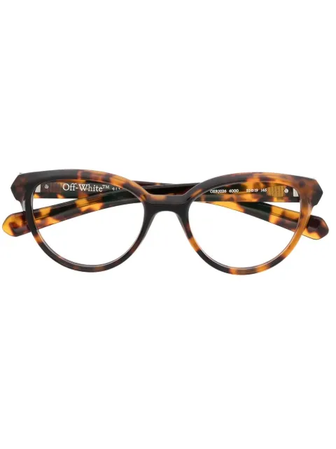 Off-White Eyewear round-frame optical glasses Brown OERJ026S23PLA0016000