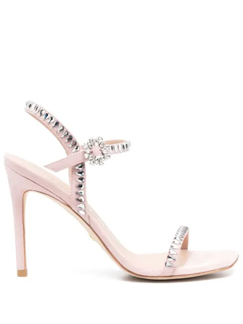 Stuart Weitzman Gemcut 100mm sandals Pink SD561
