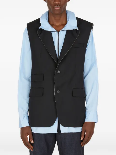 Botter black waistcoat Black 1034W078