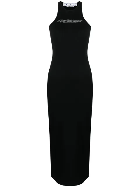 Off-White Baseball Rowing midi dress Black OWDB469S23JER0011001