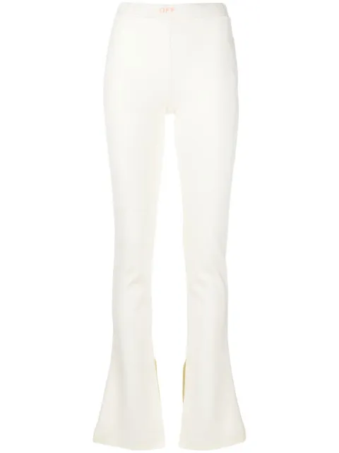 Off-White Sleek split leggings White OWCD023S23JER0010400