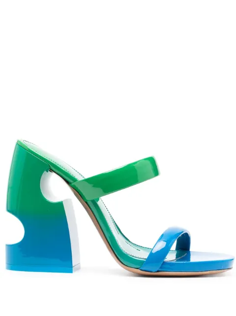 Off-White Shade Meteor Block sandals Blue OWIJ029S23LEA0025545