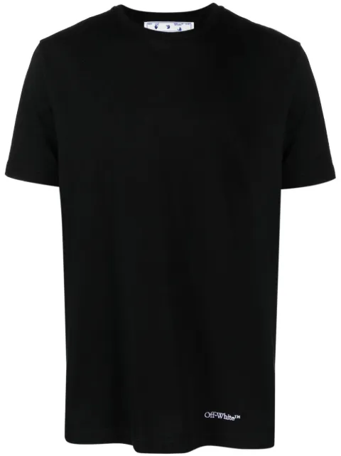 Off-White Scribble Diag printed T-shirt Black OMAA027S23JER0121001