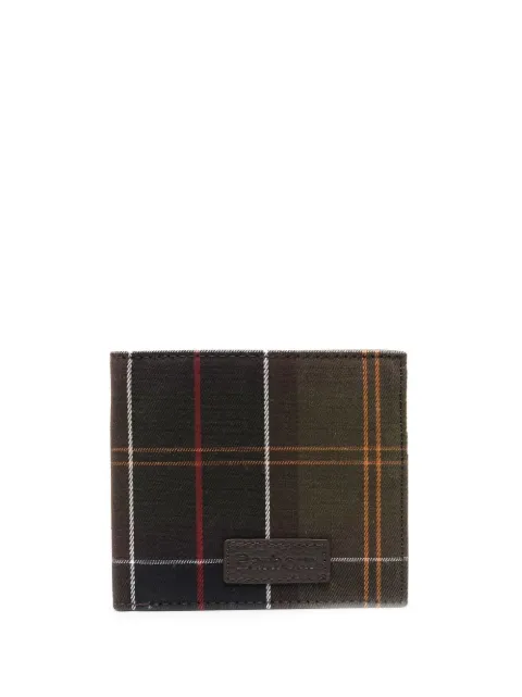 Barbour tartan check-print wallet Brown MLG0046TN11