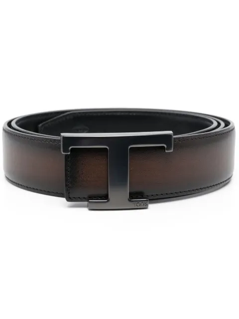 Tod's T logo-buckle belt Brown XCMCQR55100QOO
