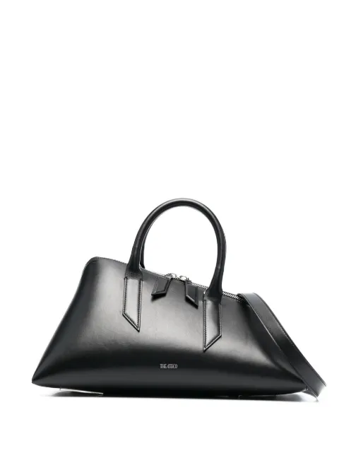 The Attico Sunday triangle tote bag Black 231WAH35L019