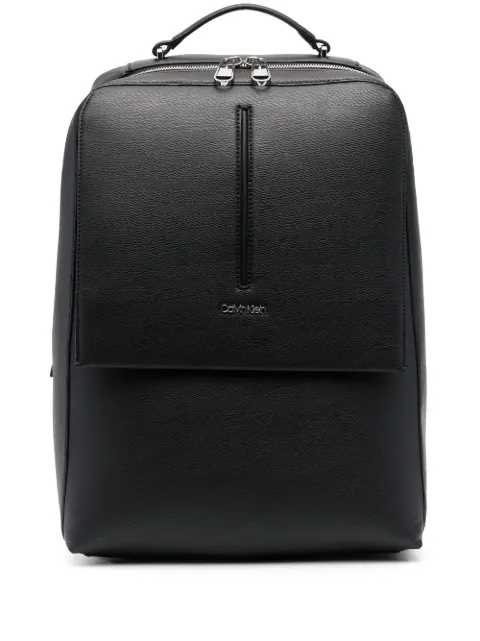 Calvin Klein logo-plaque backpack Black K50K510016