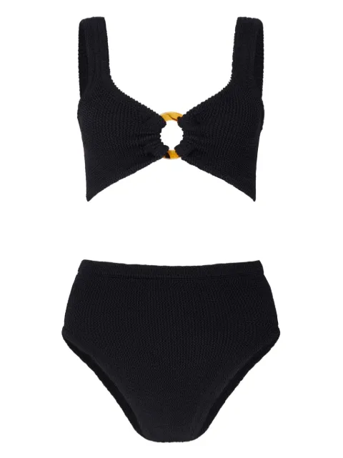 Hunza G Nadine crinkle bikini Black NADINEBIKINICRINKLE