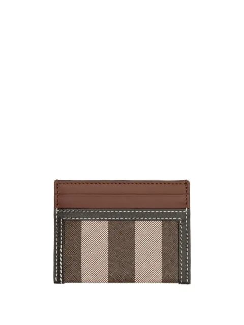 Burberry Check card case Brown 8062301