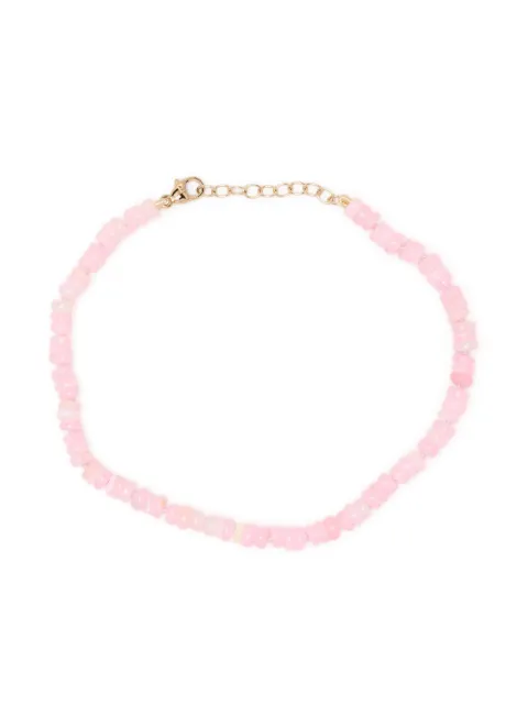 JIA JIA 14kt yellow gold opal beaded bracelet Pink JJBOP105