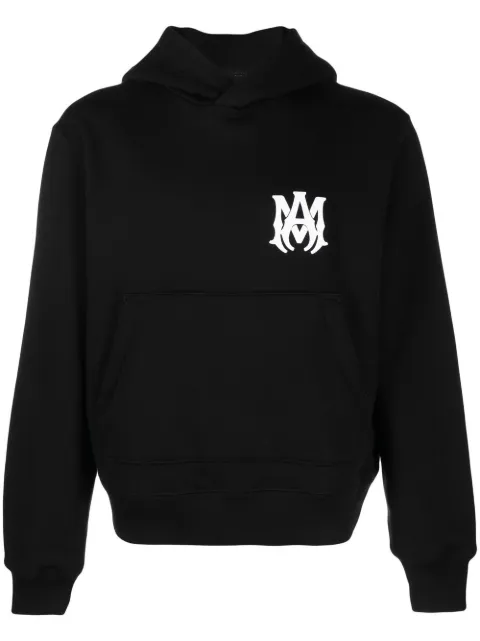 AMIRI MA core logo-print hoodie Black PXMJL00300