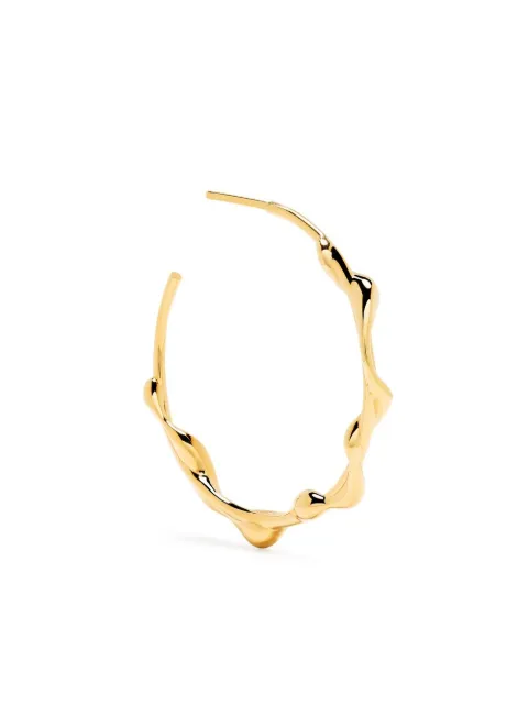 Maria Black gold Nuri 35 hoop earring Gold 100955YG35