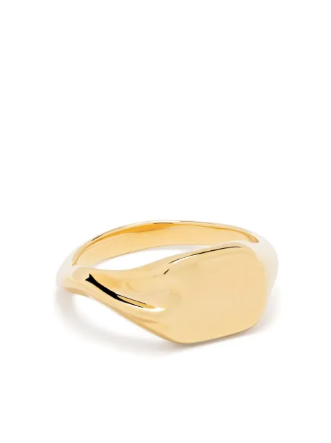 Maria Black Edan sculpted signet ring Gold 500435YG