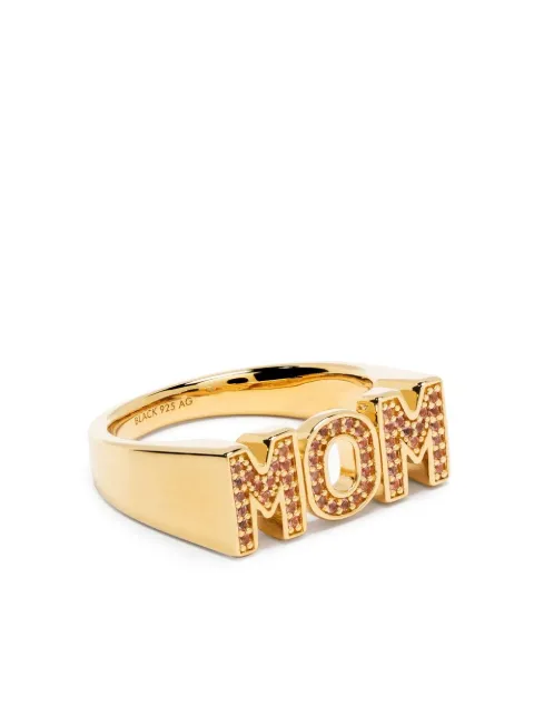 Maria Black Mom crystal-embelished ring Gold 500434YG