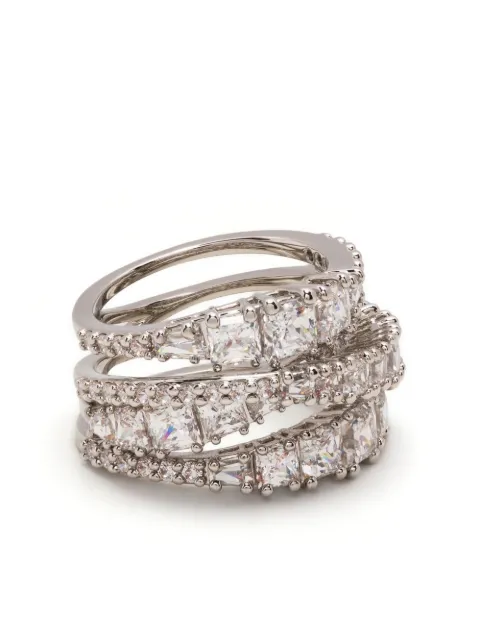 Swarovski Twist Wrap crystal-embellished ring Silver 5584650