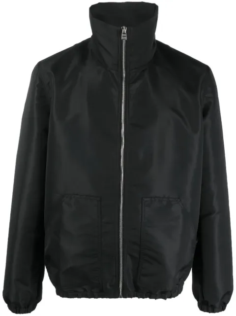 Alexander McQueen Graffiti-print zip-up jacket Black 726899QUZ32