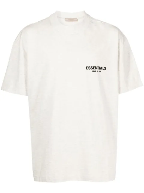 FEAR OF GOD ESSENTIALS logo-print T-shirt Grey 125SU224107F