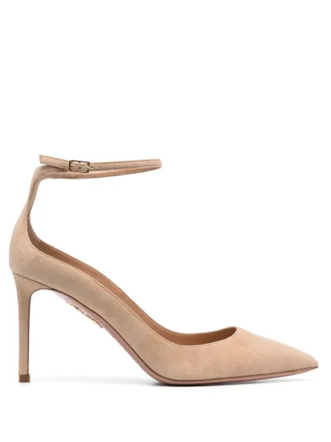 Aquazzura Love Affair 85mm pumps Neutrals LVAMIDP0SUENND