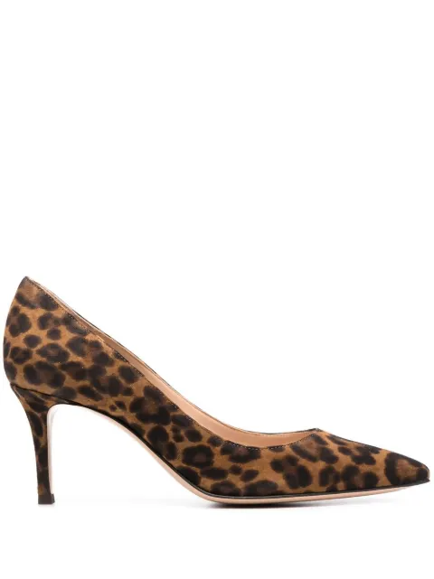 Gianvito Rossi Gianvito 70mm suede pumps Neutrals G2677070RICCMD