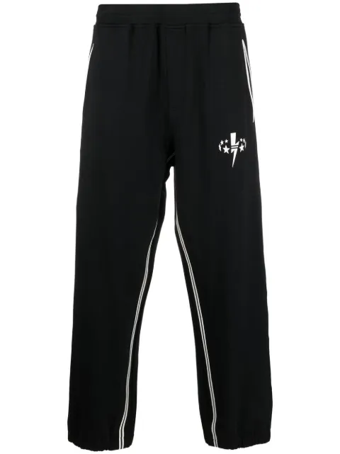 Neil Barrett x James Harden logo-print sweatpants Black PBJP027AS571S