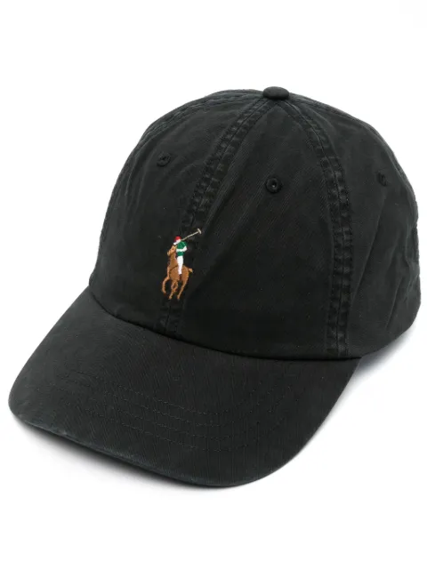 Polo Ralph Lauren logo-embroidered baseball cap Black 710834737021