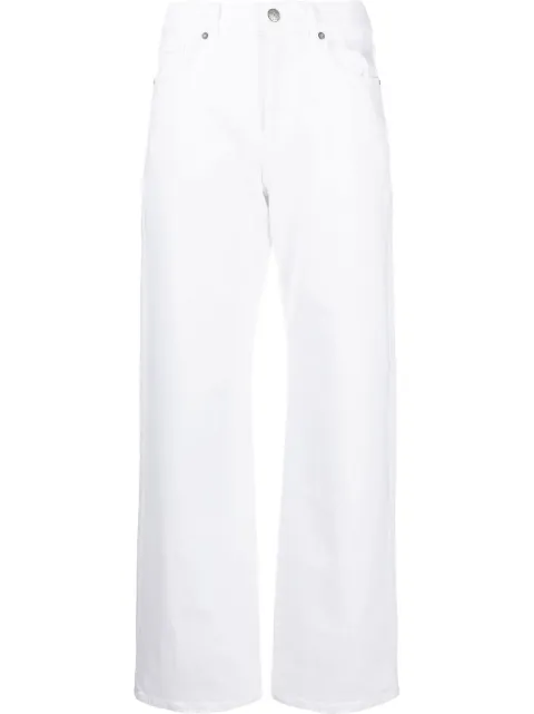 P.A.R.O.S.H. wide-leg jeans White CABAREX23D231486