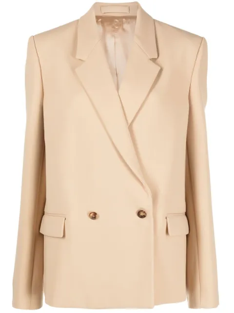 WARDROBE.NYC double-breasted blazer Neutrals W4029R09
