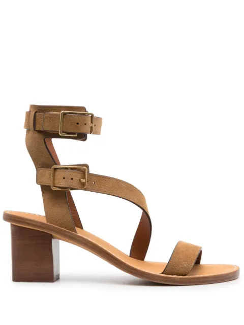 Zadig&Voltaire Cecilia Caprese leather sandals Brown SWCT00774