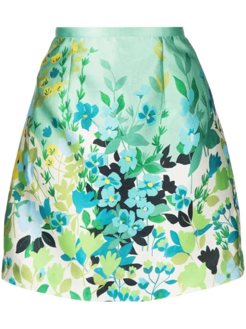 Bambah garden mikado mini skirt Green BBMG23056