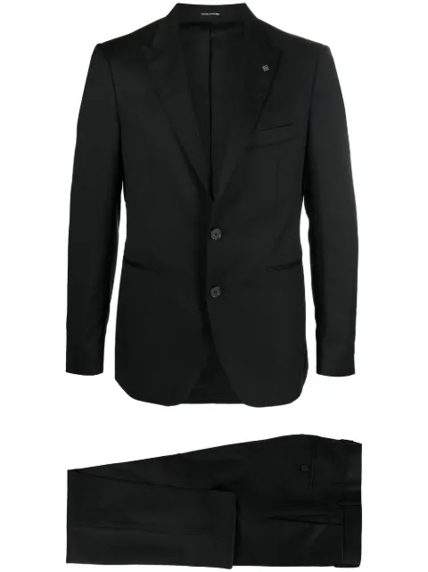 Tagliatore single-breasted virgin wool suit Black 2FBR26A01060001