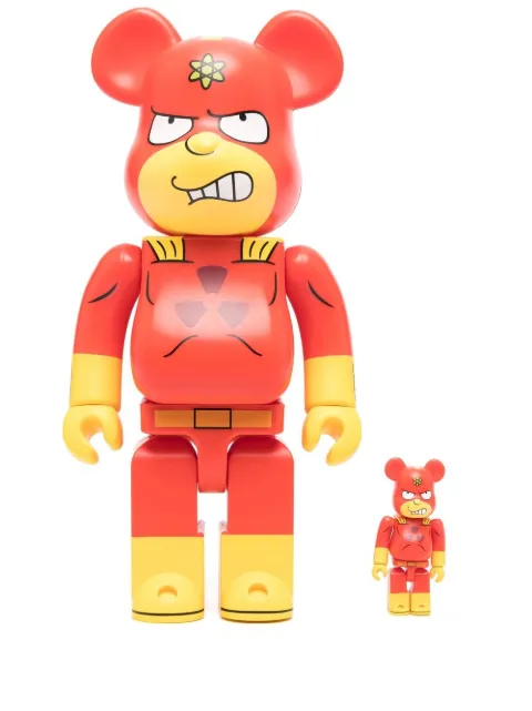MEDICOM TOY Radioactive Man BE@RBRICK 100% and 400% figure set Yellow 14RADIO