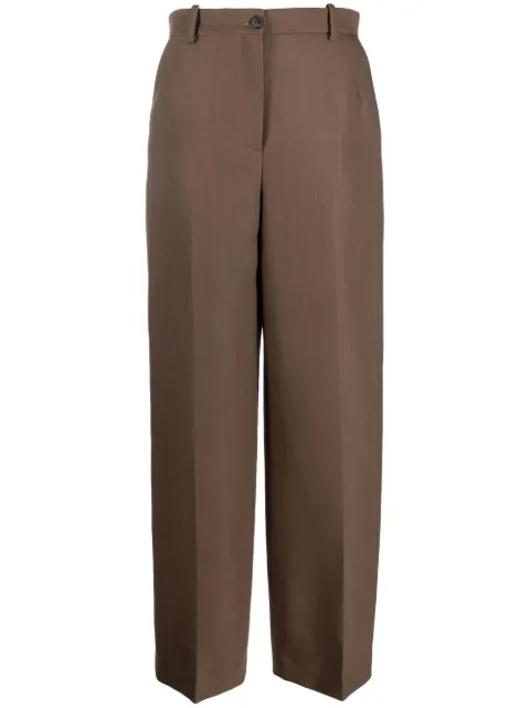 The Row Hose wide-leg trousers Brown 6637W2254