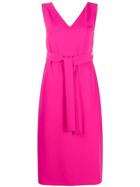 P.A.R.O.S.H. tie-waist sleeveless dress Pink PANTY23D725141