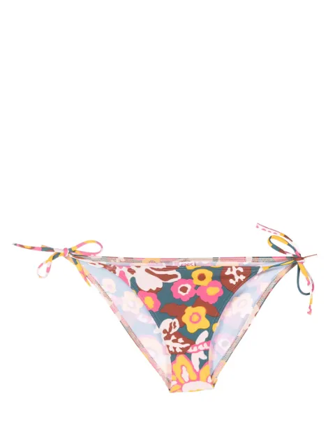 ERES Kaki floral-print bikini bottoms Blue 042323