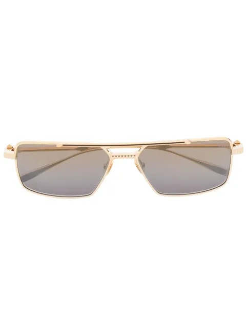VALENTINO GARAVANI EYEWEAR Rockstud pilot-frame sunglasses Gold VLS111B