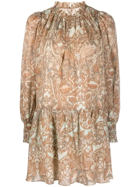 Ulla Johnson floral-print minidress Orange PS230153