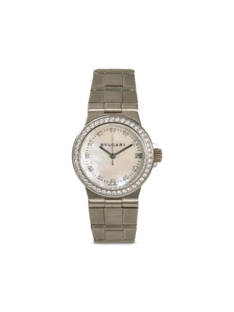 Bvlgari Pre-Owned 1999 pre-owned Diagono 29mm Neutrals LCVW29G