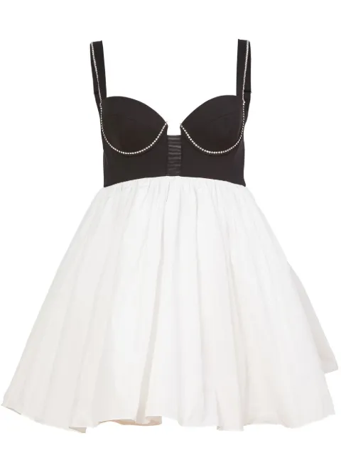 Fleur Du Mal bustier babydoll Neutrals DR04370300