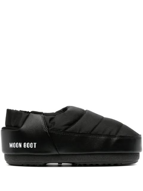 Moon Boot elasticated band padded slippers Black 14601400