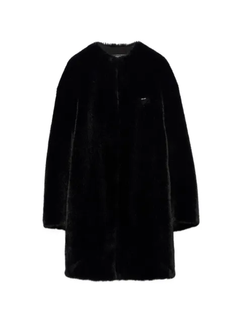 Prada Aspen faux-fur coat Black PZS012S23112DH