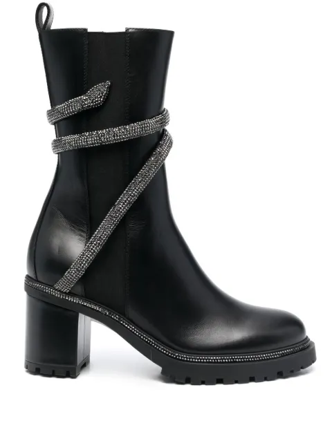 René Caovilla Cleo embellished Chelsea boots Black C115340600001V213