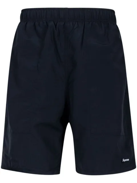 Supreme logo-print water shorts Black SU12249