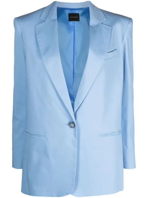THE ANDAMANE Guia oversized single-breasted blazer Blue TM133001B