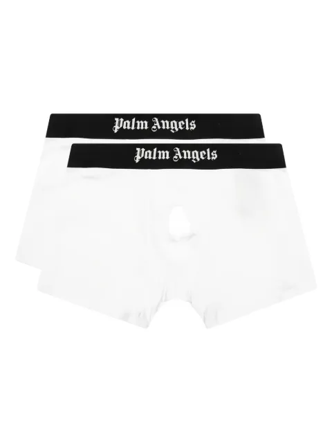 Palm Angels logo-waistband boxers White PMUH003C99FAB0020110