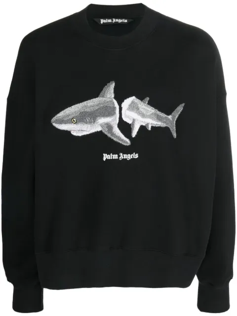 Palm Angels graphic print sweatshirt Black PMBA026C99FLE0041009