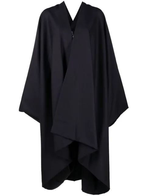 Maison Margiela mohair-blend blanket coat Blue SI0AA0008S49892