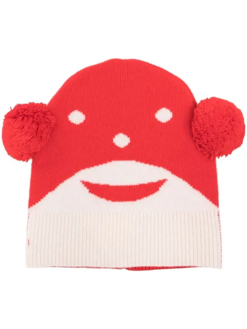 Walter Van Beirendonck pop-up animal ears beanie Red 9012